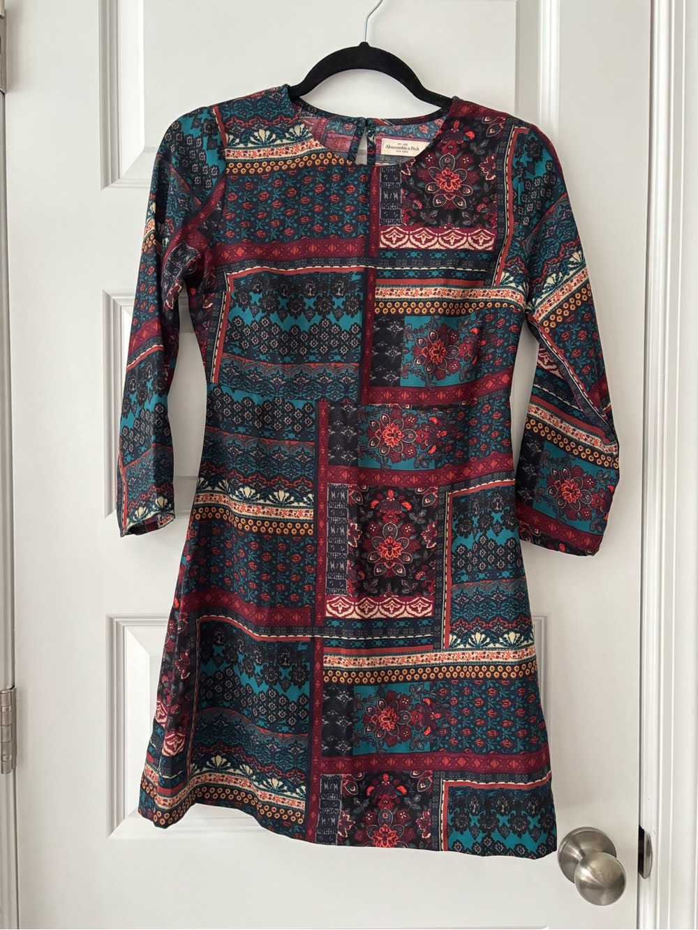 Abercrombie & Fitch Patchwork Print Dress XS